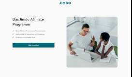 
							         Affiliate Programm - Jimdo Partner Portal								  
							    