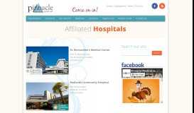 
							         Affiliated Hospitals | Pinnacle Medical Group								  
							    