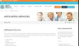 
							         Affiliated Services | Arch Health								  
							    