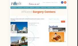 
							         Affiliated Surgery Centers | Pinnacle Medical Group								  
							    