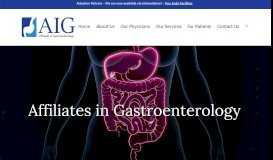 
							         Affiliates in Gastroenterology - AIG Medical - New Jersey 07052								  
							    