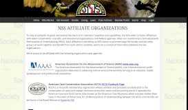 
							         Affiliates - National Speleological Society								  
							    