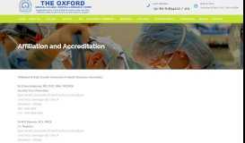
							         Affiliation University - The Oxford Medical College, Hospital ...								  
							    