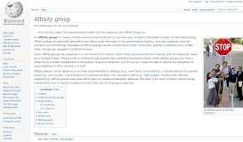 
							         Affinity group - Wikipedia								  
							    