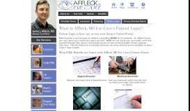 
							         Affleck Eye Care Patient Portal Login								  
							    