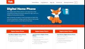 
							         Affordable Digital Home Phone | YAK								  
							    