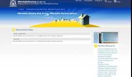 
							         Affordable Housing Options - Affordable Housing Web Portal								  
							    