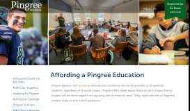 
							         Affording a Pingree Education - Pingree School								  
							    