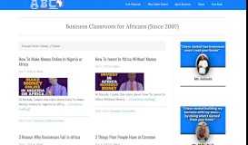 
							         Africa Business Classroom (ABC) - Business Classroom for Africans ...								  
							    