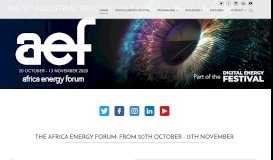 
							         Africa Energy Forum: Home Page								  
							    