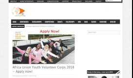 
							         Africa Union Youth Volunteer Corps 2018 - Apply now! | Opportunity ...								  
							    
