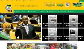 
							         African National Congress: Home								  
							    