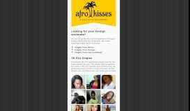 
							         Afrokisses Dating - African dating, love and romance								  
							    