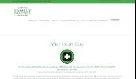 
							         After Hours Care - Hampton Family Practice								  
							    