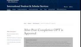 
							         After Post-Completion OPT is Approved | International Student ...								  
							    