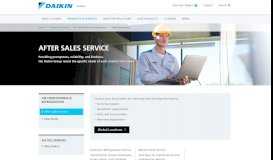 
							         After Sales Service | Air Conditioning and Refrigeration | Daikin Global								  
							    
