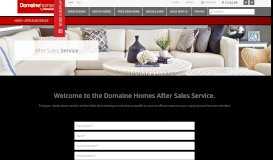 
							         After Sales Service | Domaine Homes								  
							    
