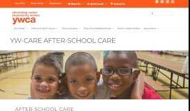 
							         After School Care - Lubbock - YWCAre | YWCA Lubbock								  
							    