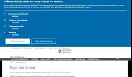
							         After you apply – study at Monash University								  
							    