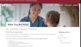
							         After You Are Hired – East Alabama Medical Center								  
							    