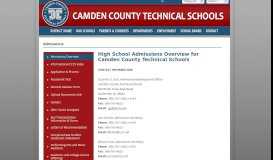 
							         After You're Accepted - Camden County Technical Schools								  
							    