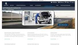 
							         Aftersales Services for PEUGEOT Owners								  
							    