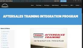 
							         Aftersales Training Integration program - MAN Truck & Bus Australia								  
							    