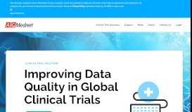 
							         AG Mednet - Improving Data Quality in Global Clinical Trials								  
							    