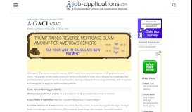 
							         A'GACI Application, Jobs & Careers Online								  
							    