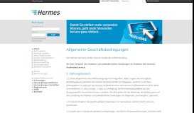 
							         AGB - Hermes Portal - ProfiPaketService								  
							    