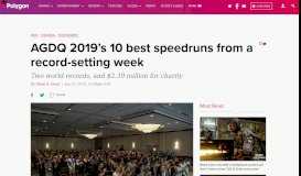 
							         AGDQ 2019's 10 best speedruns from a record-setting week - Polygon								  
							    