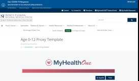 
							         Age 0-12 Proxy Template | North Florida Regional Medical Center ...								  
							    