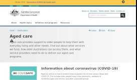 
							         Aged Care Provider Portal – Quick Reference ... - Ageing and Aged Care								  
							    