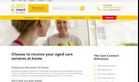 
							         Aged Care Services At Home | Independent Home Care | Care Connect								  
							    