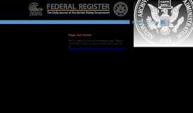 
							         Agencies - Minority Business Development Agency - Federal Register								  
							    