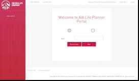 
							         Agency Admin Portal - AIA Life Insurance PLC								  
							    