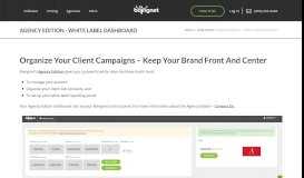
							         Agency Edition White Label Dashboard - Setup and Configuration ...								  
							    