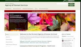 
							         Agency of Human Services - Vermont.gov								  
							    