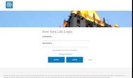 
							         Agency Portal - New York Life Insurance Company								  
							    