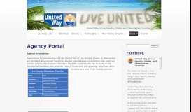 
							         Agency Portal - United Way of Lee, Hendry, Glades and Okeechobee ...								  
							    