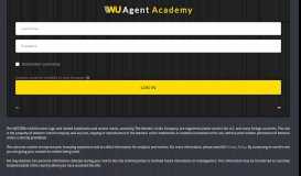 
							         Agent Academy - Login - Western Union								  
							    