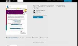 
							         Agent Administration - Planning Portal - Yumpu								  
							    