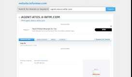 
							         agent-atos.u-wfm.com at Website Informer. Log In. Visit Agent Atos U ...								  
							    