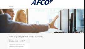 
							         Agent & Broker Tools | AFCO								  
							    