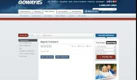 
							         Agent Contact | Goway Travel								  
							    