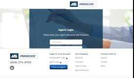 
							         Agent Login - American Strategic Insurance								  
							    