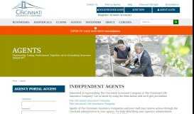
							         Agent Login - Cincinnati Insurance								  
							    