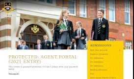 
							         Agent Portal | Caterham School								  
							    