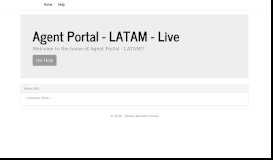 
							         Agent Portal - LATAM								  
							    