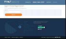 
							         Agent Portal Registration - Pivot Health								  
							    